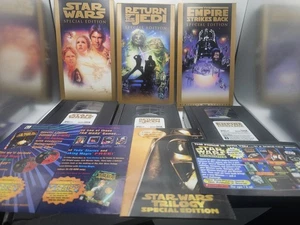 Star Wars Special Edition Trilogy VHS Box Set 3 Cassettes Good Condition  - Bild 1 von 7