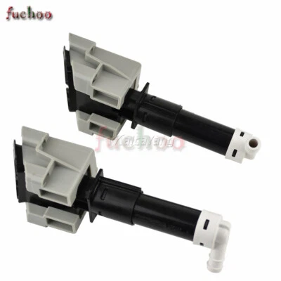 Left&Right Headlight Washer Spray Nozzle Jet For Mitsubishi L200 Pajero Montero - Image 1 of 3