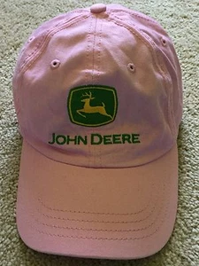 Cappello donna John Deere berretto regolabile rosa nuovo - Foto 1 di 9