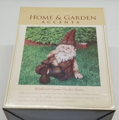Home & Garden Accents Rainforest Gnome Garden Statue Alpine GXT698 Lawn Ornament - Image 1 of 4
