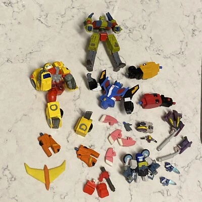 Transformers PVC Lot Heroes Cybertron Loose Lot Incomplete Parts Pieces - Image 1 of 4
