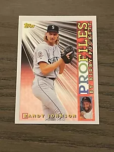 1996 Topps Profiles Randy Johnson #AL-06 Seattle Mariners - Picture 1 of 2