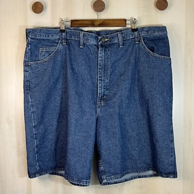 Wranglers Jean Shorts Men Size 46 Blue Denim Relaxed Fit NWT New - Image 1 of 4