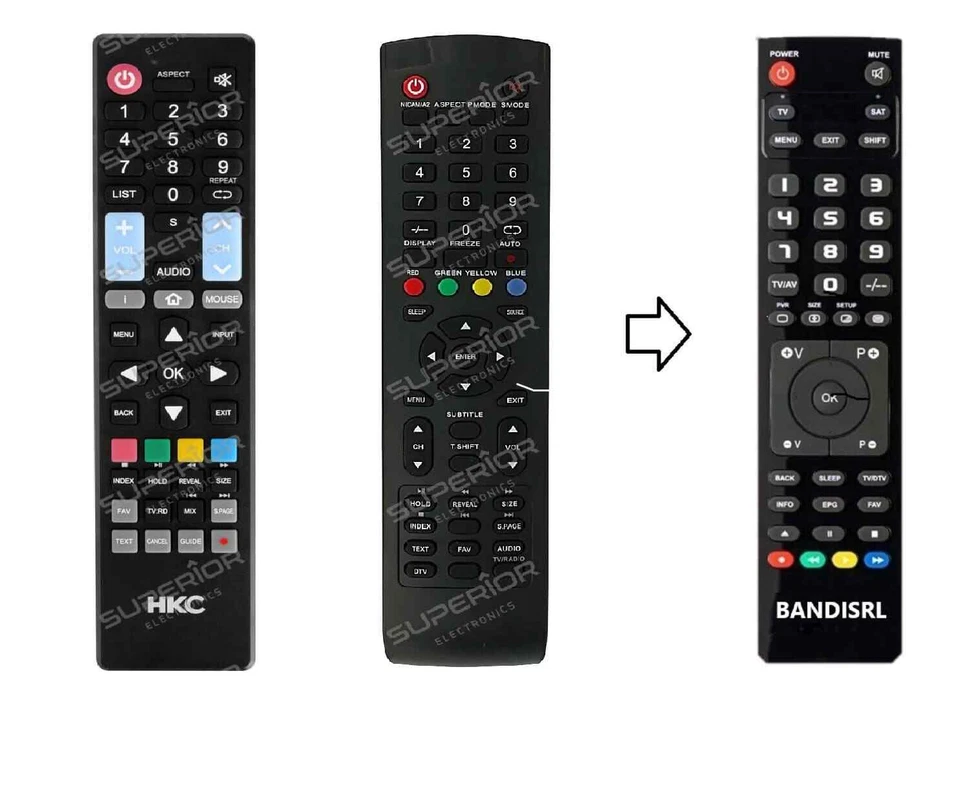 8415 3777 Telecomando compatibile per HKC 32C1NHD-T2   già programmato - Immagine 1 di 1