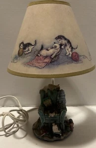 Cat Kitten Yarn Armchair Couch Sofa Desk Table Lamp (BR) - Picture 1 of 8