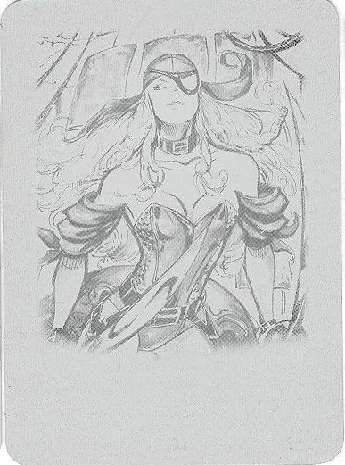 2019 Cryptozoic DC Comics Bombshells Series 3 Black Printing Plate 45 Ravager - Image 1 of 1