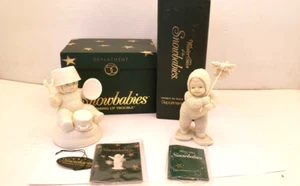 DEPT 56 SNOWBABIES "THERE'S NO PLACE LIKE HOME" & "STIRRING UP TROUBLE" SET OF 2 - Picture 1 of 6