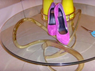 Tacones altos Dolce Vita violeta púrpura gamuza 8,5 Foto 1 de 4