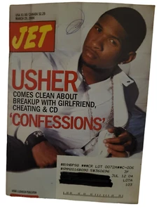 Jet Magazine March 29, 2004, Usher 'Confessions' Cover Vol. 105 No. 13 - Picture 1 of 3