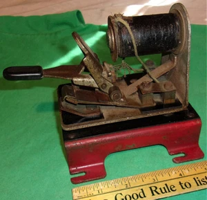 DELCO - LIGHT Farm Plant Vintage Rare Manual Starter Switch No Cover Open Coil - Picture 1 of 8