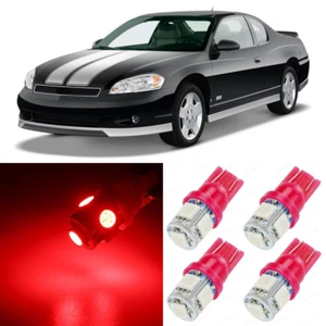 Paquete de 11 luces LED interiores ultra rojas para Chevy Monte Carlo 2000 - 2007 - Imagen 1 de 8