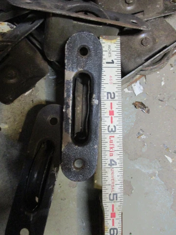 steel metal sash window pulley 4 four antique roller vintage home two hole wheel Cover