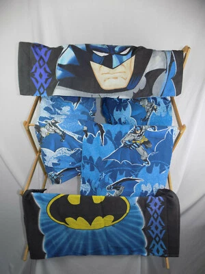 Lote de 2 Juego de Sábanas Gemelas Batman DC Comics Super Hero Artesanía De Colección 6 piezas Dibujos Animados Foto 1 de 2