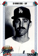1990 TARGET DODGERS- #820 ED VANDE BERG LOS ANGELES DODGERS