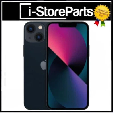 IPHONE 13 RICONDIZIONATO 128GB GRADO A+++ NERO ORIGINALE APPLE RIGENERATO BLACK - Immagine 1 di 3