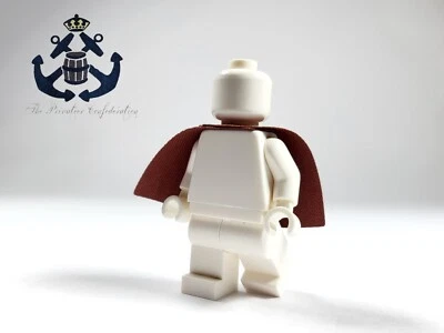 LEGO El Señor de los Anillos / Hobbit Capa Marrón Rojizo Corta 101646 Para Minifigura Foto 1 de 2