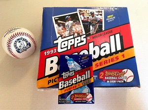 1993 TOPPS SERIES 1 Baseball 34 Card Cello Pack Chase DEREK JETER RC PSA 10 GEM - Picture 1 of 3