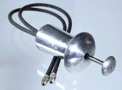 DUAL Shutter / Mirror / Bellows Cable Release -11” cloth -metal housing -Germany - Image 1 of 2