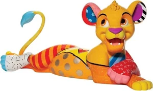 Enesco Disney by Romero Britto The Lion King Simba Laying Down Big Figure - Picture 1 of 5