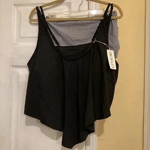 I2CRAZY Women's Bathing Suits Two Piece Ruffle Flounce Swimwear High Sz XXXL - Picture 1 of 12