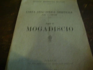 INDICE CARTA DELL'AFRICA ORIENTALE FOGLIO MOGADISCIO - Bild 1 von 1