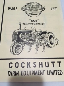 Lista de piezas de cultivador Cockshutt 1022 - Imagen 1 de 5
