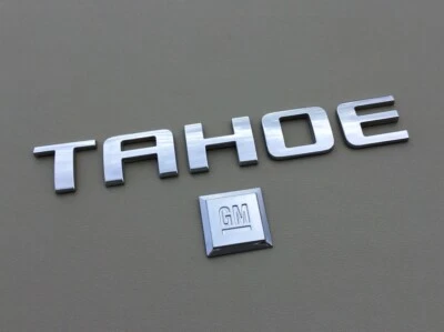 Chevrolet Tahoe GM 2007-2018 emblema de puerta letras logotipo insignia OEM Foto 1 de 4