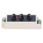 Contrôleur variateur à bouton 3 canaux RVB contrôleur intelligent DEL réglage de la luminosité lumineuse DC 12-24V