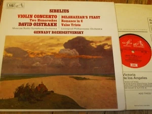 ASD 2407 Sibelius Violin Concerto etc. / Oistrakh / Rozhdestvensky / Moscow RSO - Picture 1 of 1