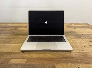 2021 MacBook Pro M1 14" A2442 8 CPU 14 GPU 3.2GHz 16GB RAM 512GB Silver * READ* - Afbeelding 1 van 9