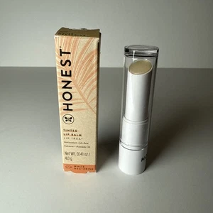 Honest Beauty WHITE NECTARINE Tinted Lip Balm w/ Avocado Oil 0.141 OZ NEW - Picture 1 of 5