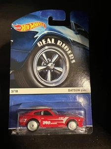 Hot Wheels 2014 Heritage Real Riders Datsun 240Z 3/18 Red - Picture 1 of 1