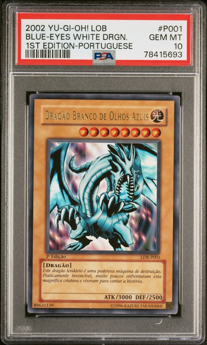 遊戯王 - 英語版 BLUE-EYES WHITE DRAGON 1ED ウルトラレア LOB-001 英語版 LCKC-EN001 Blue-Eyes White Dragon 青眼の白龍