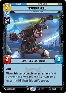 Pong Krell Foil - LOF 540 NM - Star Wars Unlimited - Bild 1 von 1
