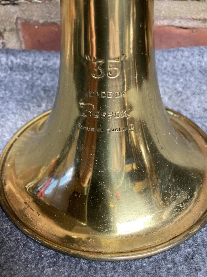 Vintage Besson “35” Trumpet Complete With Case And Accessories - Image 1 of 4