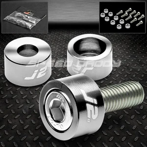 LAVAVAJILLAS COLECTOR DE CABEZAL JDM DE ALUMINIO J2 + KIT DE PERNOS PARA ACCORD CG PRELUDE PLATA - Imagen 1 de 1