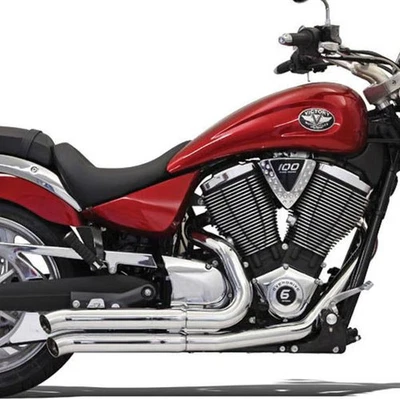 Bassani Manufacturing Pro Street Turn Out Exhaust System - Chrome 6V23D - Image 1 of 4