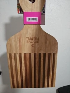 Tabitha Brown Cutting Board Target Afro Pick Shaped Wood With Handle - NEW - Picture 1 of 2