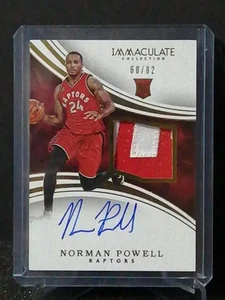 2015-16 Panini Immaculate #137 Norman Powell "True" Immac RPA /82 Player Worn - Picture 1 of 2