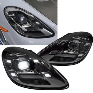 Voll LED Scheinwerfer Set schwarz für Porsche Boxster 718 & Cayman 718 ab 2016 - Bild 1 von 5