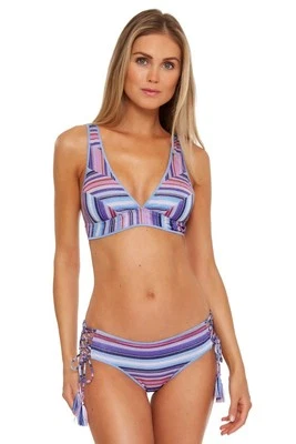 BECCA by Rebecca Virtue Women's Metallic Bikini Top Purple - Image 1 of 4