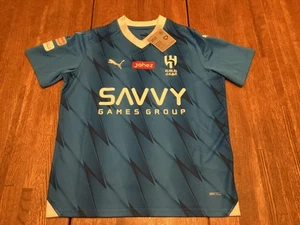 NWT's YOUTH Puma AL HILAL SFC Saudi Home Soccer Jersey 776969 01 Size M (11-12) - Picture 1 of 7