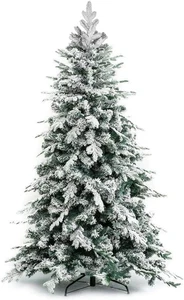 Albero Di Natale Artide Innevato Super Folto, Molto Pieno, Rami Pino Floccato, D - Foto 1 di 12