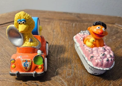 Coches diecast Sesame Street Big Bird and Ernie 1987 Playskool Foto 1 de 4