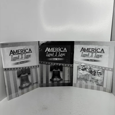 Abeka America Land I Love 3rd Ed- Quizzes, Quiz Key, & Tests -(3 Book Set) - Image 1 of 4