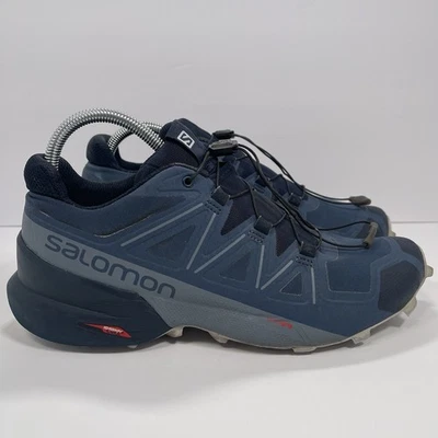 Blazer para mujer Salomon Speedcross 5 - 9 azul sargazo/azul marino jaspeado Foto 1 de 4