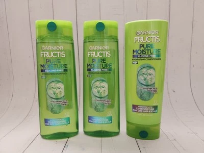 (Set of 3) Garnier Fructis Pure Moisture Silicone-Free Shampoo and Conditioner - Image 1 of 2