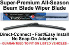 Trico Neoform 16-2515 25" Super-Premium Beam Wiper -Push Button Arms- All Season