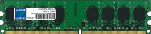 4GB (1 x 4gb) DDR2 800MHz PC2-6400 240-PIN DIMM MEMORY RAM FOR DESKTOPS/PCs - Image 1 of 1
