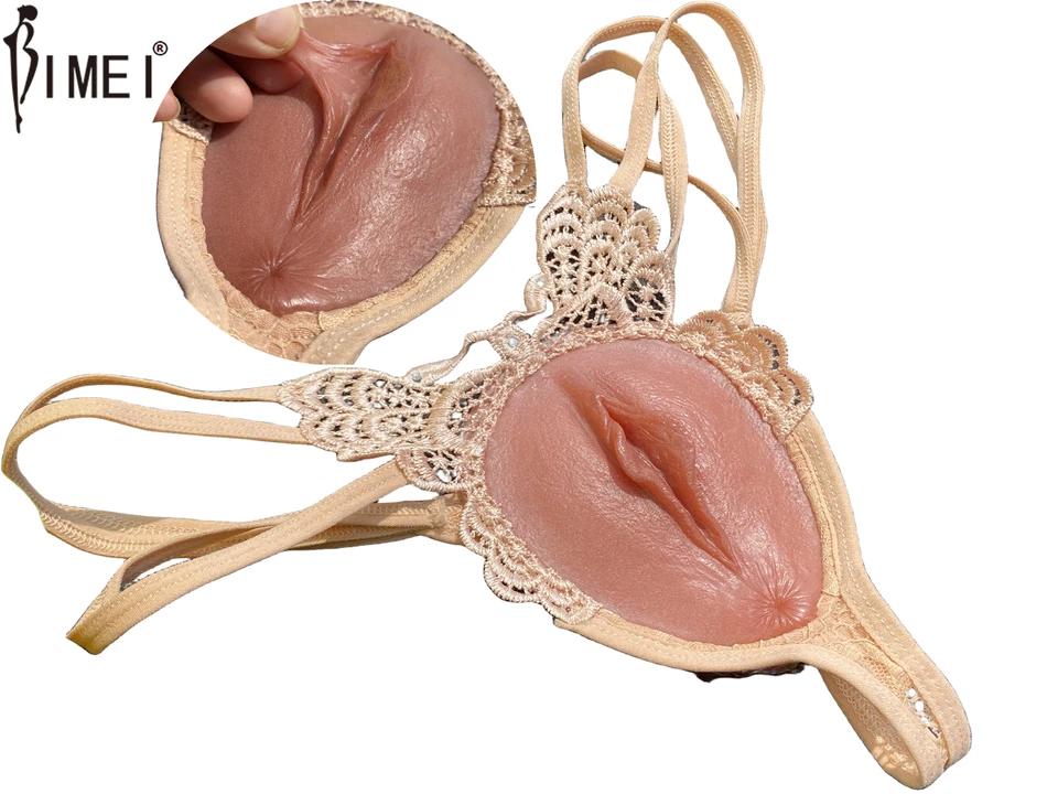 BIMEI Silicone Camel Toe Brief Hiding Gaff Panty for Transgender Drag Queens - Image 1 of 4